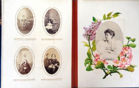 Photograph Albums, 5 late 19th to early 20thC albums containing portraits of ladies, gentlemen and