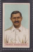 Trade card, Reeves Chocolate, Cricketers, type card, no 22 Prince Ranjitsinghi (gd) (1)