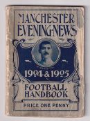 Manchester Evening News, Football Handbook 1904/05 with inset portrait of W Meredith on the cover,