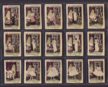 Cigarette cards, South America (Peru), Vaccaro, Scenes with Girls & Beauties, 'K' size, 39 different