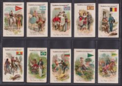 Cigarette cards, Salmon & Gluckstein, Methods of Conveying the Mail (set, 48 cards) (some with