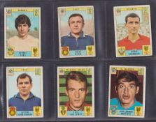 Trade cards, Football, Panini Mexico 70, 14 cards Green back overseas edition (gen vg a couple gd)