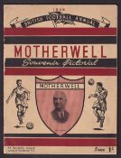 Football booklet, Motherwell FC, 'British Football Annual Motherwell Souvenir Pictorial 1948' A4
