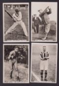 Cigarette cards, Pattreiouex, Sporting Events & Stars, 'M' size (set, 96 cards) inc. Don Bradman,