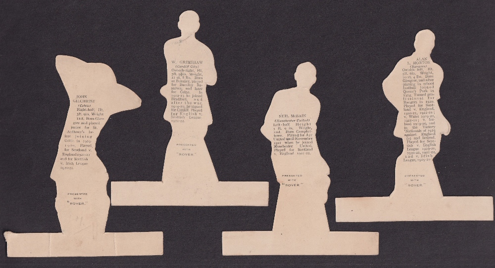 Trade issues, Thomson, Footballers, shaped, (set, 11 cards) die cut and made to stand up, with - Image 4 of 6