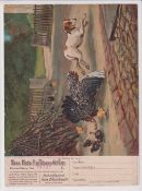 Cigarette card, USA, The Wilson & McCalley Tobacco Co, Art Gems, cabinet size premium issue card