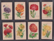 Trade cards, USA, Weber Baking Co, Flowers, 'M' size, 30 cards (set?) (gd)
