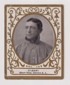 Cigarette card, USA, ATC, Base Ball Series, T209 (TTT Natural Turkish Cigarettes) type card, O'