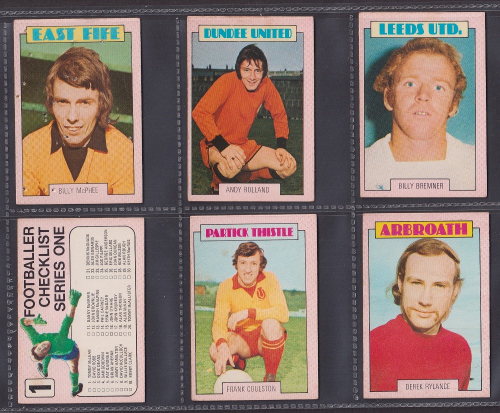Trade cards, Football, A&BC Gum, Scottish, 1973 (Red backs) 67 cards (32 cards numbered 1-90 & 35 - Image 4 of 12