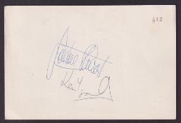 Motor Racing autographs, a card ticket/flyer advertising the British Racing Mechanics Club Annual