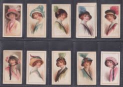Cigarette cards, 10 sets, BAT Plain back (3), Beauties Picture Hats, Actresses Brown Fronts, Flowers