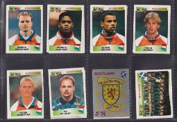 Trade stickers, Football, Panini Football Europe Europa 96 (set 354 stickers) with original backs,