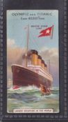 Trade card, Cadbury's Chocolate, Single Card issue, Largest Steamers in the World, Olympic & Titanic