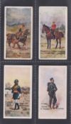 Trade cards, Chirgwin's, Types of British Soldiers, 4 cards each with different advertisement
