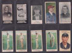 Cigarette cards, Sport, 23 type cards including Cadle Footballers (2, both rugby), Lambert &