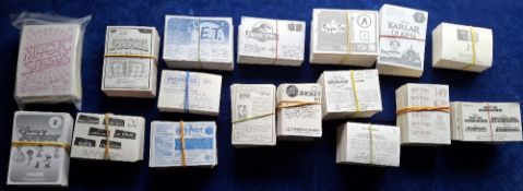 Trade stickers, Panini, 17 part / near sets including, Cricket 83, Harry Potter (2 types), Beyblade,