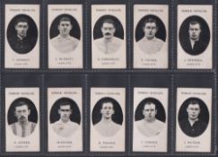 Cigarette cards, Taddy, Prominent Footballers (With Footnote, 1908), Leeds City (set, 11 cards) (a