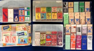 Match Books and Match Box lids, a large selection to comprise approx. 475 matchbooks, 160 match