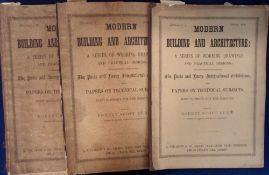 Architecture, to comprise 4 copies of 'Modern Building and Architecture A Series of Working Drawings