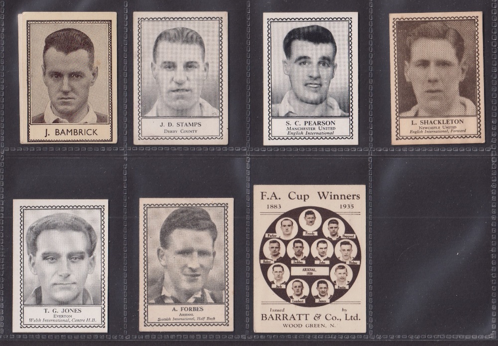 Trade cards, Barratt's, a collection of 43 Football type cards, all different from various series - Image 11 of 12