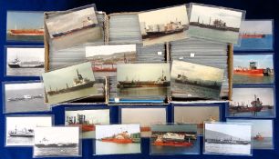Shipping, Various Companies, approx. 1000 postcard sized images of ships from various companies to