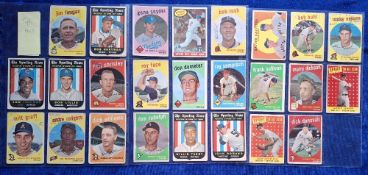 Trade cards, Baseball USA Topps mainly 1960's and 1970's issues over 150 cards (mixed condition