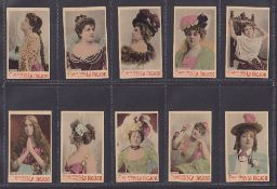 Cigarette cards, South America (Venezuela), La Mejor, Actresses, 62 different cards (gd)