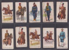 Cigarette cards, Military, 13 type cards Colonial Troops series, various issuers Roberts (4),
