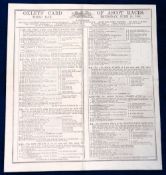 Royal Ascot, Racecard from the Third Day of the Royal Meeting held on 14 June 1888, large single