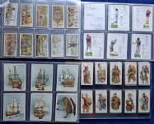 Cigarette cards, Player's 25 sets, 9 large size including Clocks, Ship Models, Racing Yachts,