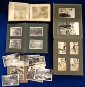 Photographs, 3 small albums containing photographic history of the Fitch family from approx. 1880 in