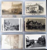 Postcards, Berkshire, a mixed collection in modern album of approx. 104 cards of Reading and
