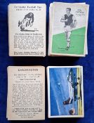 Trade cards, Master Vending, 183 cards from 2 series, Cardmaster Football Tips (set 50 cards) plus