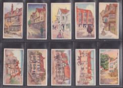 Cigarette cards, J Illingworth Old Hostels (set 25 cards) (gd)
