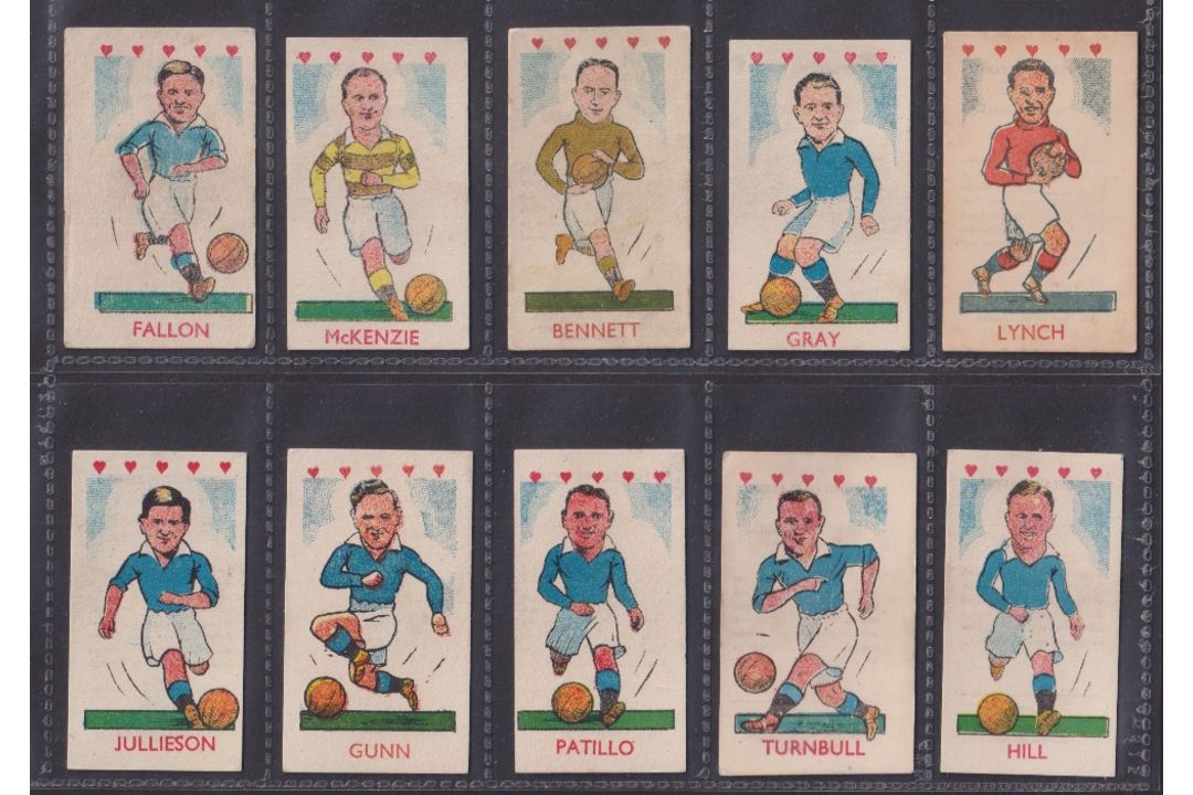 Trade cards, Kiddy's Favourites, Popular Players (Hearts on Front) Footballers, 50 different - Image 1 of 6