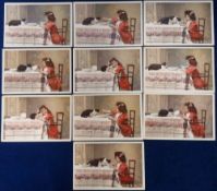 Trade cards, Holland, Van Houten, The Little Pets Breakfast, a collection of 10 postcard size