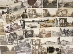 Postcards, WW1 Convalescent Home, Walton-on-Thames, 36 cards showing Mount Felix which was used as a