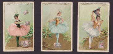 Trade cards, Liebig, S257 Ballerinas (German) (set 6 cards) (1 light stain on back gen fair/gd)