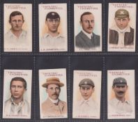 Cigarette cards, Wills (Australia), Prominent Australia & English Cricketers (66-73, Red Caption) (