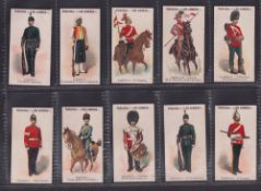 Trade cards, Belgium, Chocloat Au Lait, Armies of the World, 46 different cards (gen. gd)