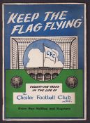 Chester FC, Football booklet, 'Keep the Flag Flying Twenty One Years in the Life Of The Chester