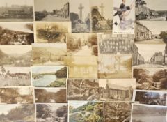 Postcards, a mixed Devon and Cornwall collection of approx. 117 cards inc. RPs of school group
