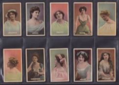 Cigarette cards, Godfrey Phillips, Actresses C series (all with 'Volunteer' branded backs) (gen gd a