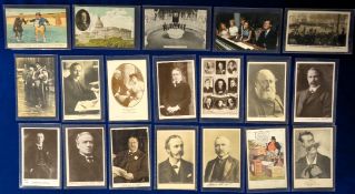 Postcards, Political, a selection of approx. 36 cards inc. Campbell Bannerman, Balfour, Taft,