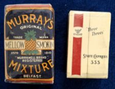 Tobacco Packets, 2 original packets Murray's Original Mellow Mixture 1 oz. Plus Ardath State Express