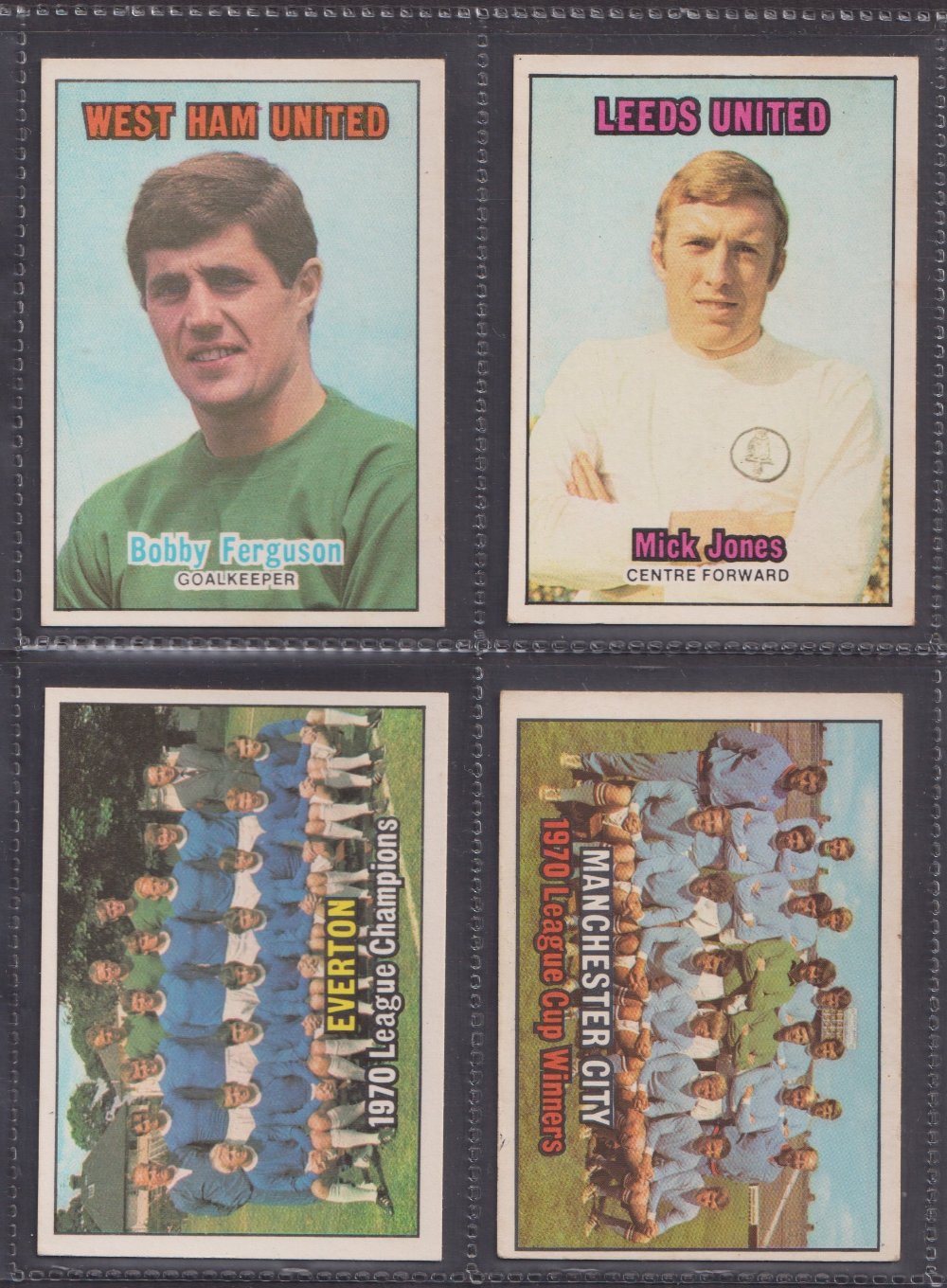 Trade cards, Football A&BC Gum, Footballers 1970 Orange back 1st and 2nd series 1-85 & 86-170 (set - Image 3 of 6
