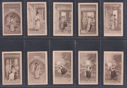 Cigarette cards, China, Hwa Ren Tobacco Co, Modern Chinese Beauties (?set 28 cards) numbered 1-28 (