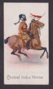 Cigarette card, Harris, Colonial Troops, type card, Central India Horse (gd) (1)