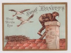 Cigarette card, Hignett's, Story of a Boy Who Robs a Storks Nest, Ref H742 picture no 3 (slight