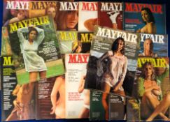 Glamour magazines, Mayfair, a collection of 20 adult magazines, 1973 to 1976 (gd)